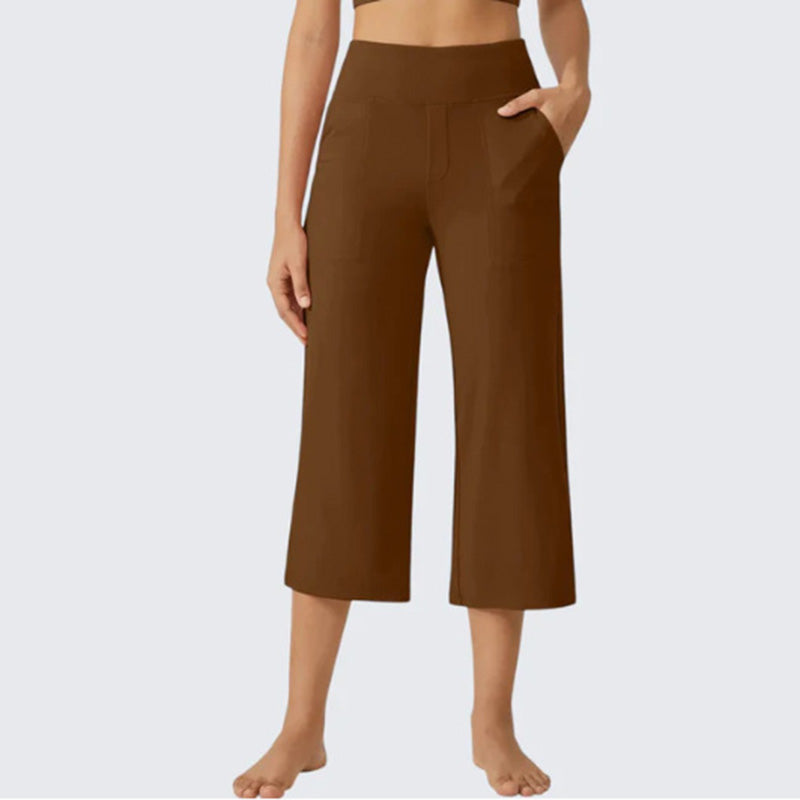 đąđą40% DE RĂDUCTION !! â°Pantalon Corsaire Large DĂ©contractĂ© Femme