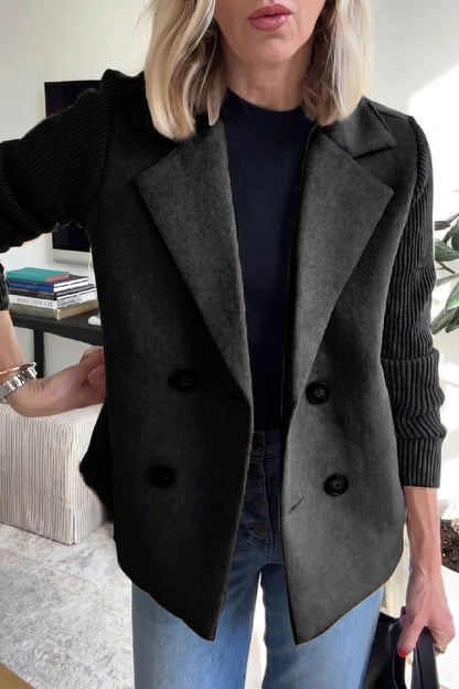 Camela™ Blazer à Manches Tricotées