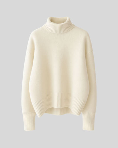 Éléna | Pull Col Montant Chic & Confort