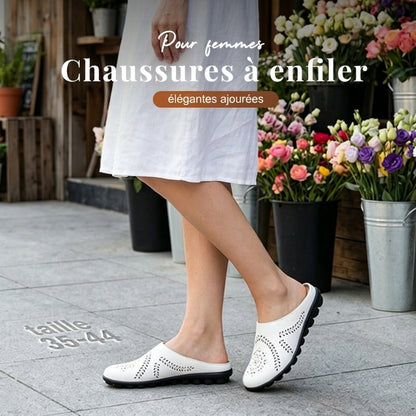 💞Meilleur confort💞Pantoufles creuses décontractées All-Match