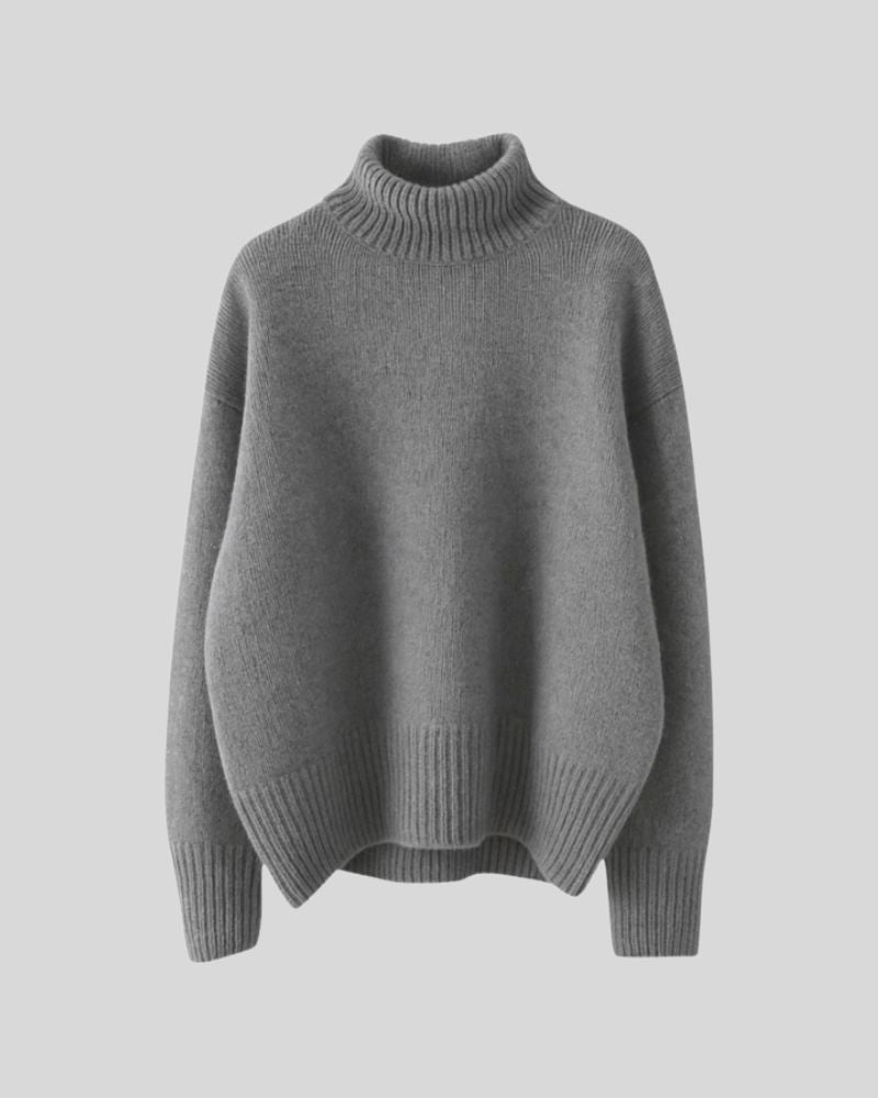 Éléna | Pull Col Montant Chic & Confort