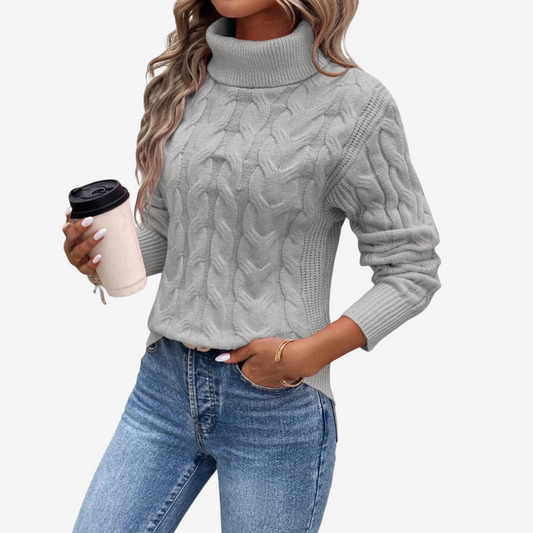 Odile | Pull à Col Roulé Classique