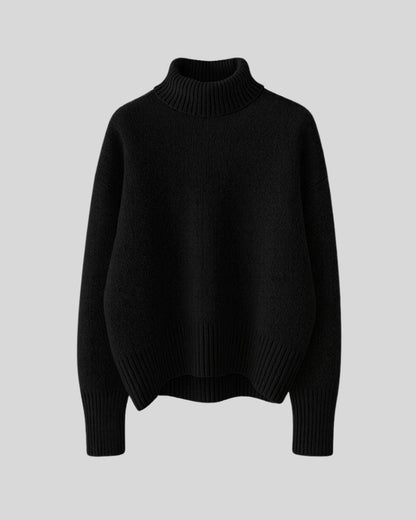 Éléna | Pull Col Montant Chic & Confort