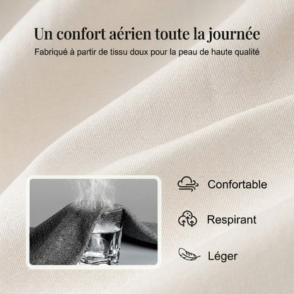 👖 Pantalon Décontracté à Jambe Droite – Coton & Lin Respirant, Taille Élastiquée & 6 Couleurs Disponibles 🌿👖