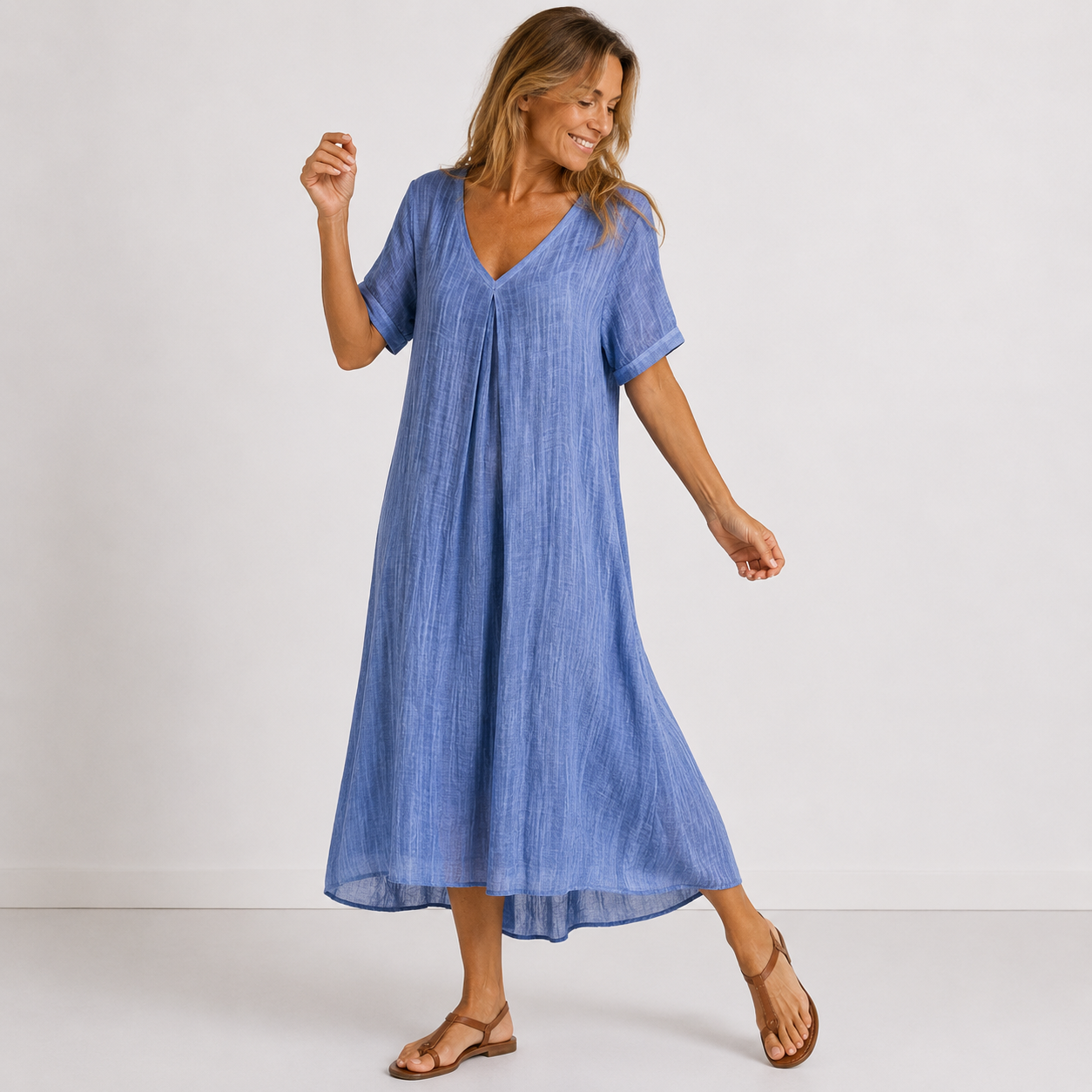 Violette — Robe midi femme élégante