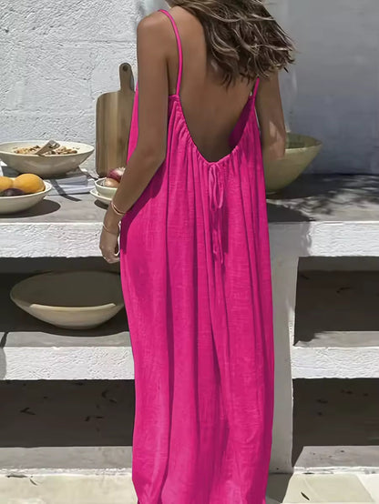 Elara - Robe dos nu ajustable