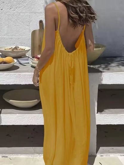 Elara - Robe dos nu ajustable