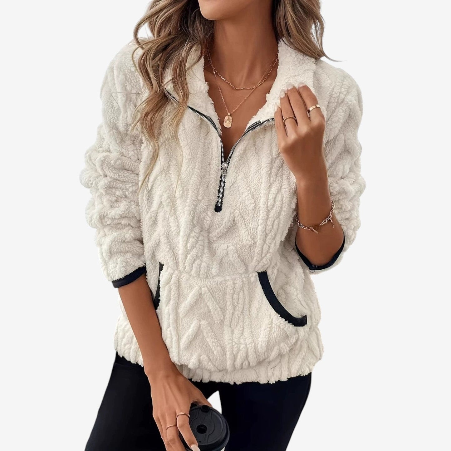 Annie | Gilet Zippé Douillet