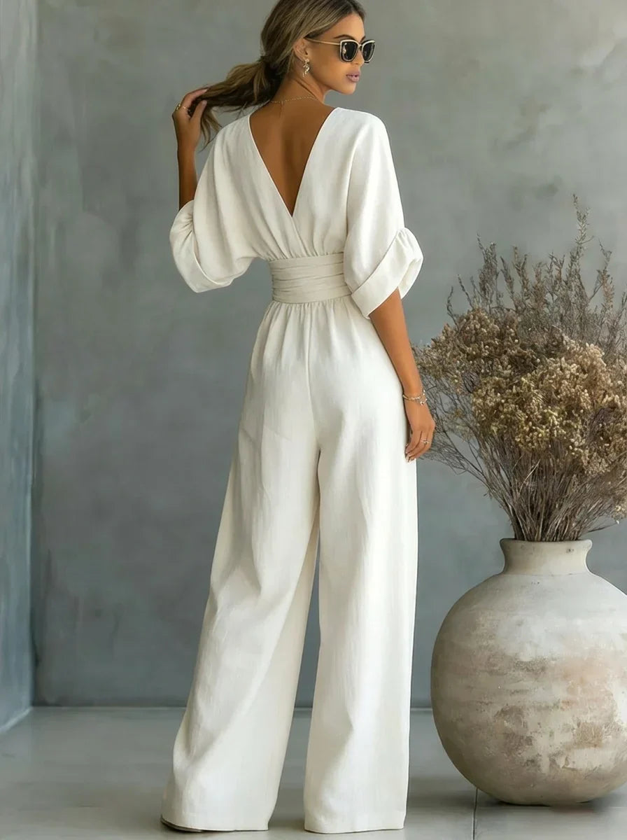 Thaïs™ | Combinaison essentielle à décolleté en V