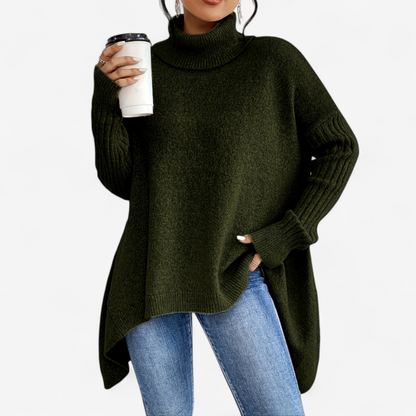 Frédérique | Pull Doux à Col Roulé