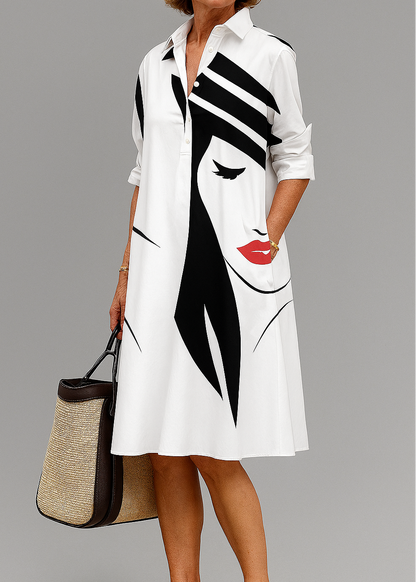Maëlys™ | Robe midi soignée et élégante