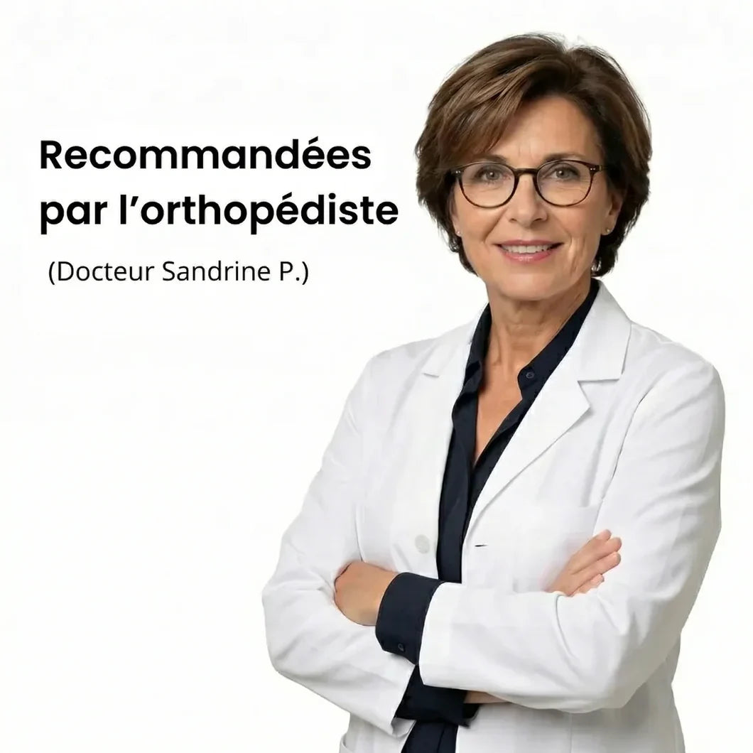 Tressia™ - Sandales en cuir à confort orthopédique femme