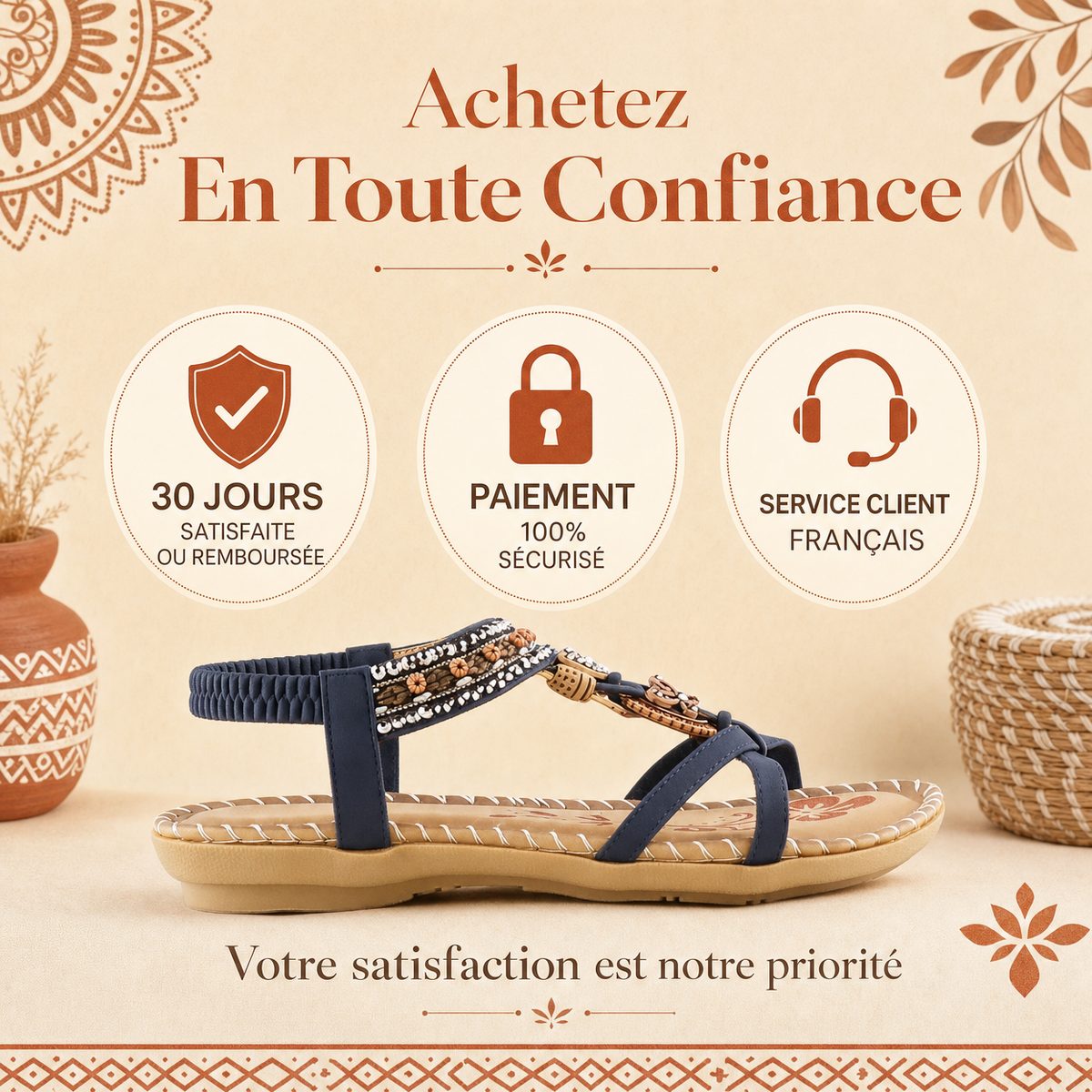 Sandales Hoyana™ Orthopedia Confort+