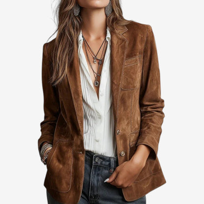 Miruna | Blazer Suédée