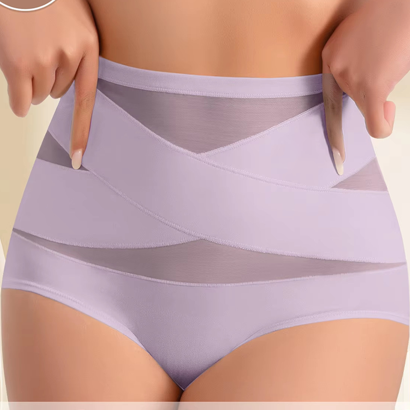 Culotte Gainante Taille Haute - Lingerie Sculptante Sans Couture (Effet Ventre Plat)
