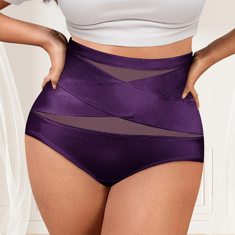 Culotte Gainante Taille Haute - Lingerie Sculptante Sans Couture (Effet Ventre Plat)