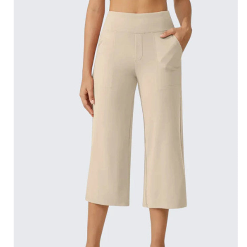 📢📢40% DE RÉDUCTION !! ⏰Pantalon Corsaire Large Décontracté Femme