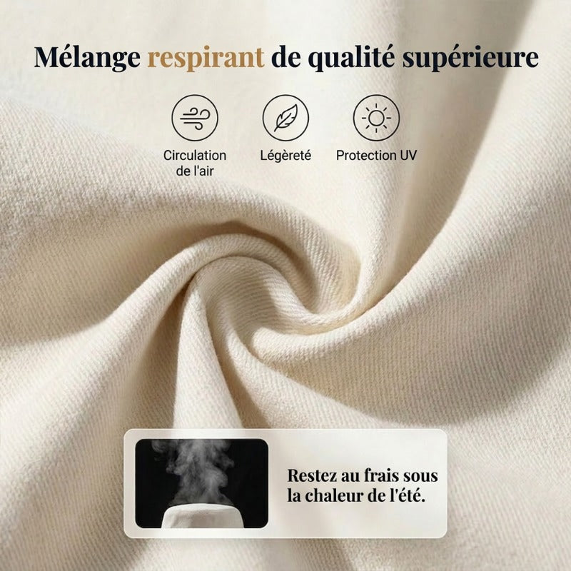👒Capeline de Plage à Nœud – pliable, protection solaire à 360° 🎀